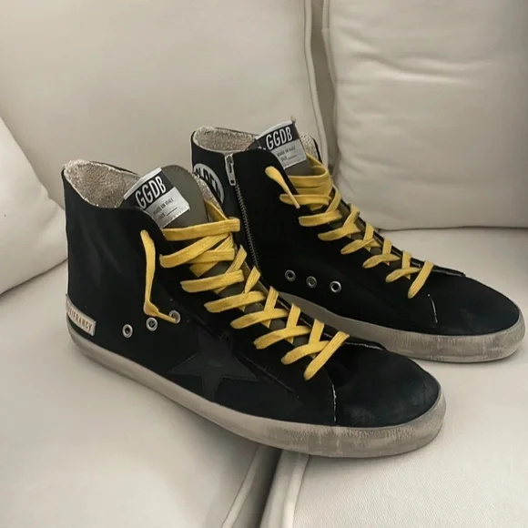 Golden Goose | Shoes | Golden Goose Francy Mens High Top  display picture 3